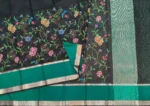 Multicolor Cross Stitch Kota Checks Saree