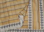 Mustard Yellow Kora Silk Fancy Saree