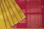 Mustard Yellow Pure Silk Cotton Saree