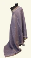 Muted Lavendar Tissue Linen Saree