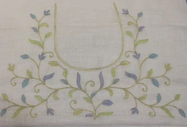 Pastel Blue Tissue Linen Saree