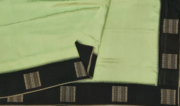 Pistachio Green Matka Tussar Saree