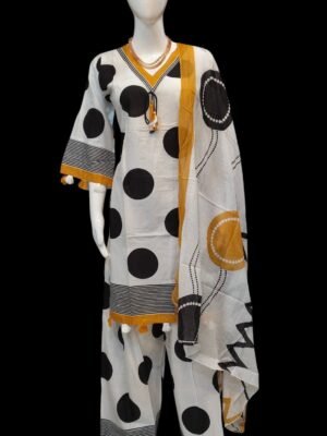 Polka Dot Farshi Salwar Suit