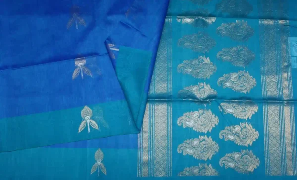 Royal Blue Pure Silk Cotton Saree