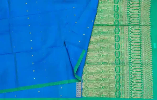 Royal Blue Pure Silk Cotton Saree