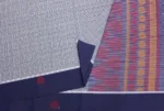Pure Handloom Temple Cotton Saree Royal Blue & White