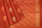 Brick Red Pure Kovai Cotton Saree