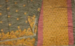 Charcoal Grey Pure Kovai Cotton Saree