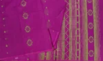 Pure Handloom Kovai Cotton Sarees In Deep Pink Shade