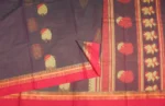 Pure Handloom Kovai Cotton Saree In Dual Shade