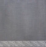 Pure Handloom Kovai Cotton Saree In Grey Shade