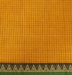 Premium Cotton Saree In Mango Yellow