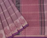 Pure Handloom Kovai Cotton Saree In Mauve And Dusty Pink