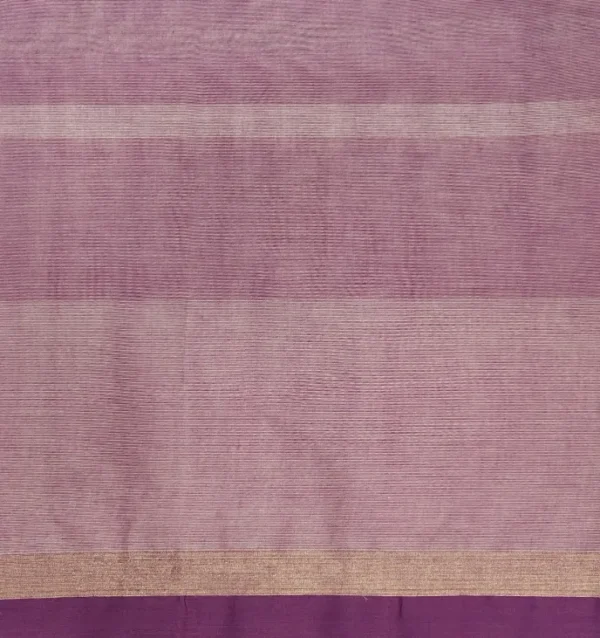 Pure Handloom Kovai Cotton Saree In Mauve And Dusty Pink
