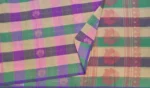 Pure Handloom Kovai Cotton Saree In Multi-Color Shade