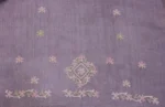 Muted Lavendar Tissue Linen Saree