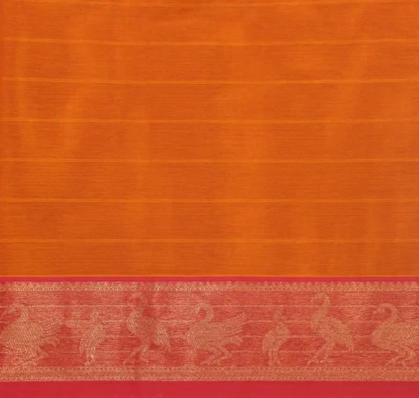Orange Pure Kovai Cotton Saree