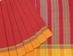 Premium Cotton Collection In Vermilion Red