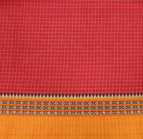 Premium Cotton Collection In Vermilion Red