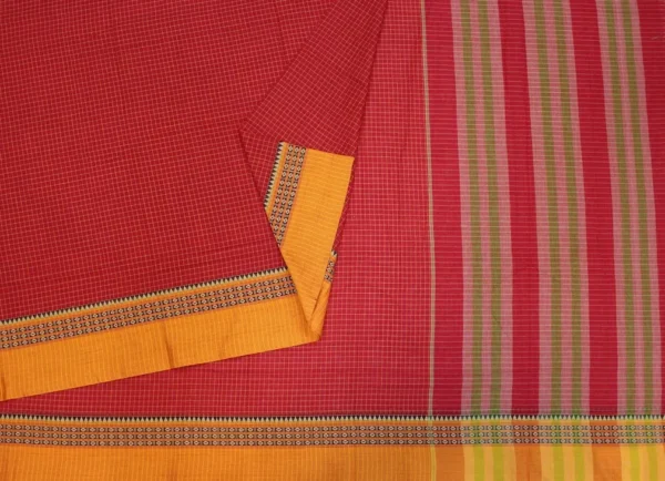 Premium Cotton Collection In Vermilion Red