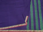 Premium Cotton Saree In Rich Purple