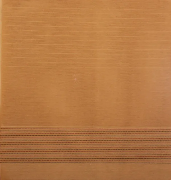 Pure Handloom Kovai Cotton Saree In Sandalwood