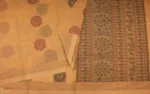 Pure Handloom Kovai Cotton Saree In Sandalwood