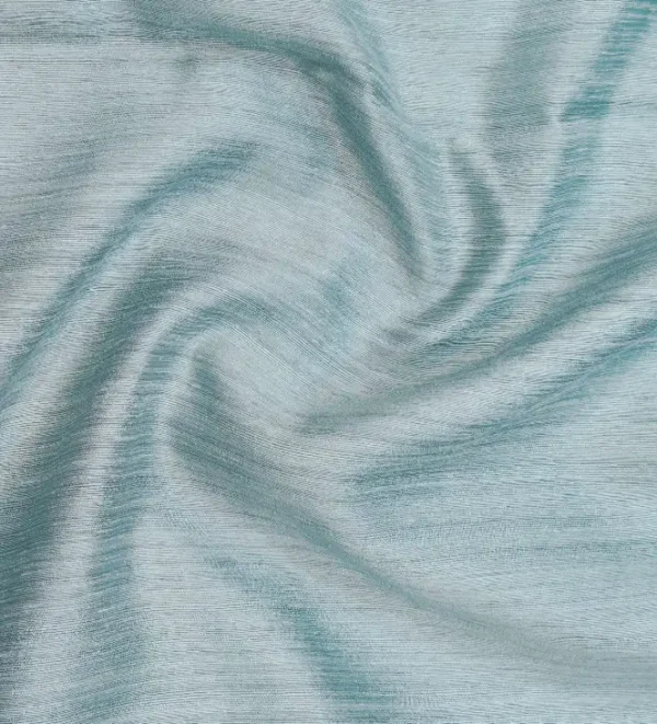 Semi Tussar Saree In Slate Pastel Blue