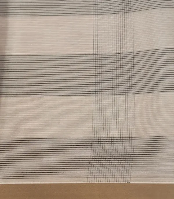 Beige Cream Handloom Pure Kovai Cotton Saree