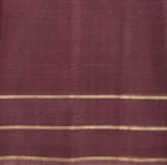 Brownish Maroon Handloom Pure Silk Cotton Saree