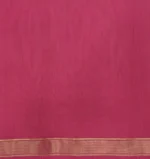 Candy Pink Handloom Pure Silk Cotton Saree
