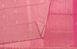 Candy Pink Handloom Pure Silk Cotton Saree
