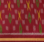 Pure Handloom Soft Silk Saree In Coral Orange
