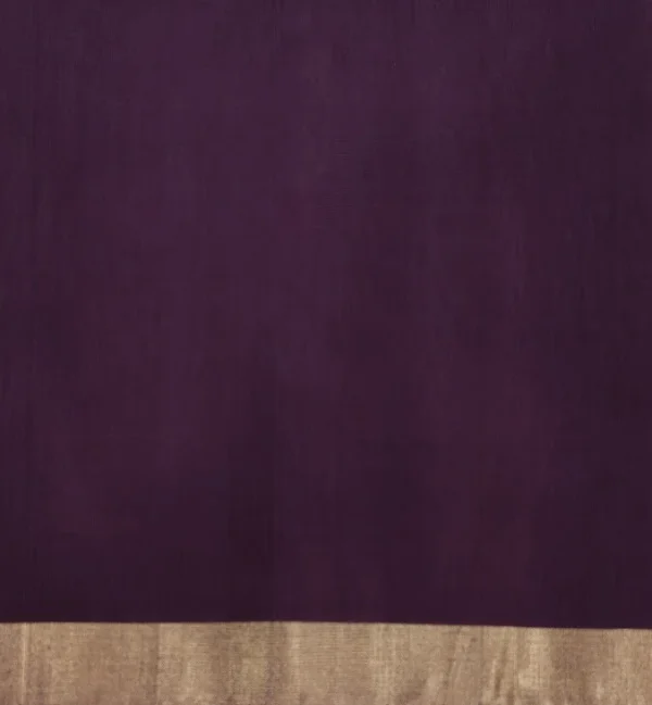 Lavender Handloom Pure Silk Cotton Saree