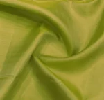 Pure Handloom Soft Silk Saree In Light Yellow With Pastel Green