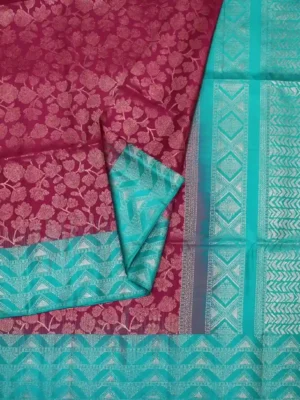 lotus-pink-soft-silk-saree-close up