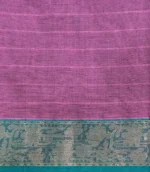 Pure Handloom Kovai Cotton Saree In Mauve