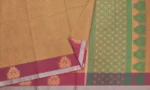 Mustard Yellow Pure Kovai Cotton Saree