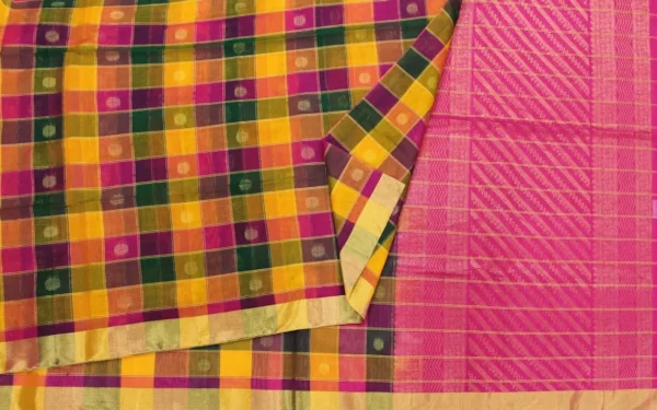 Pure Silk Cotton Saree In Multicolor Palum Pazhamum Saree