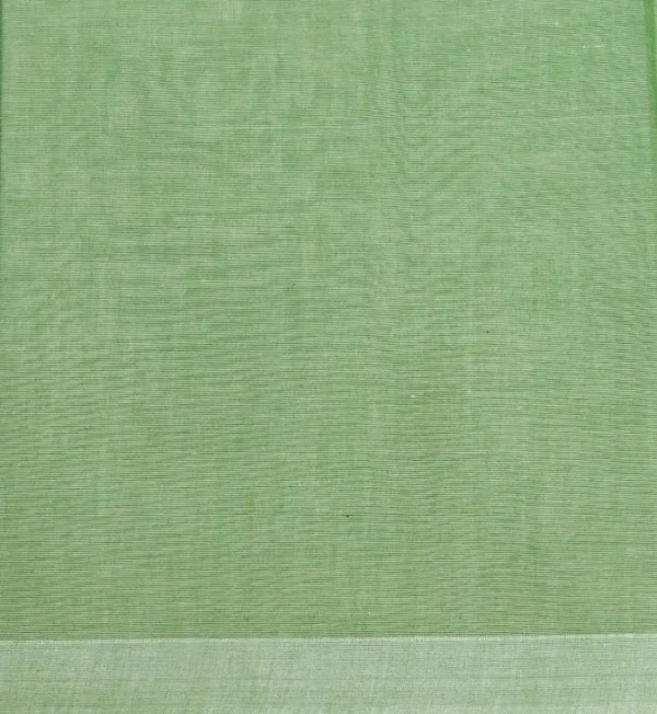 Pure Handloom Kovai Cotton Saree In Pastel Green