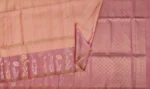 Pure Handloom Soft Silk Saree In Peach Pink