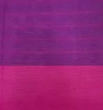 Pure Handloom Kovai Cotton Saree In Violet Purple